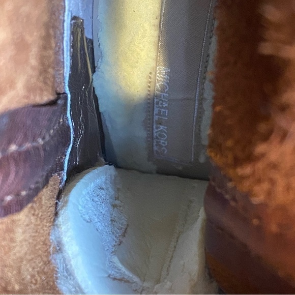 Michael Kors Collection Leather Cowboy Boots size 7.5 Made in Italy - Picture 15 of 17